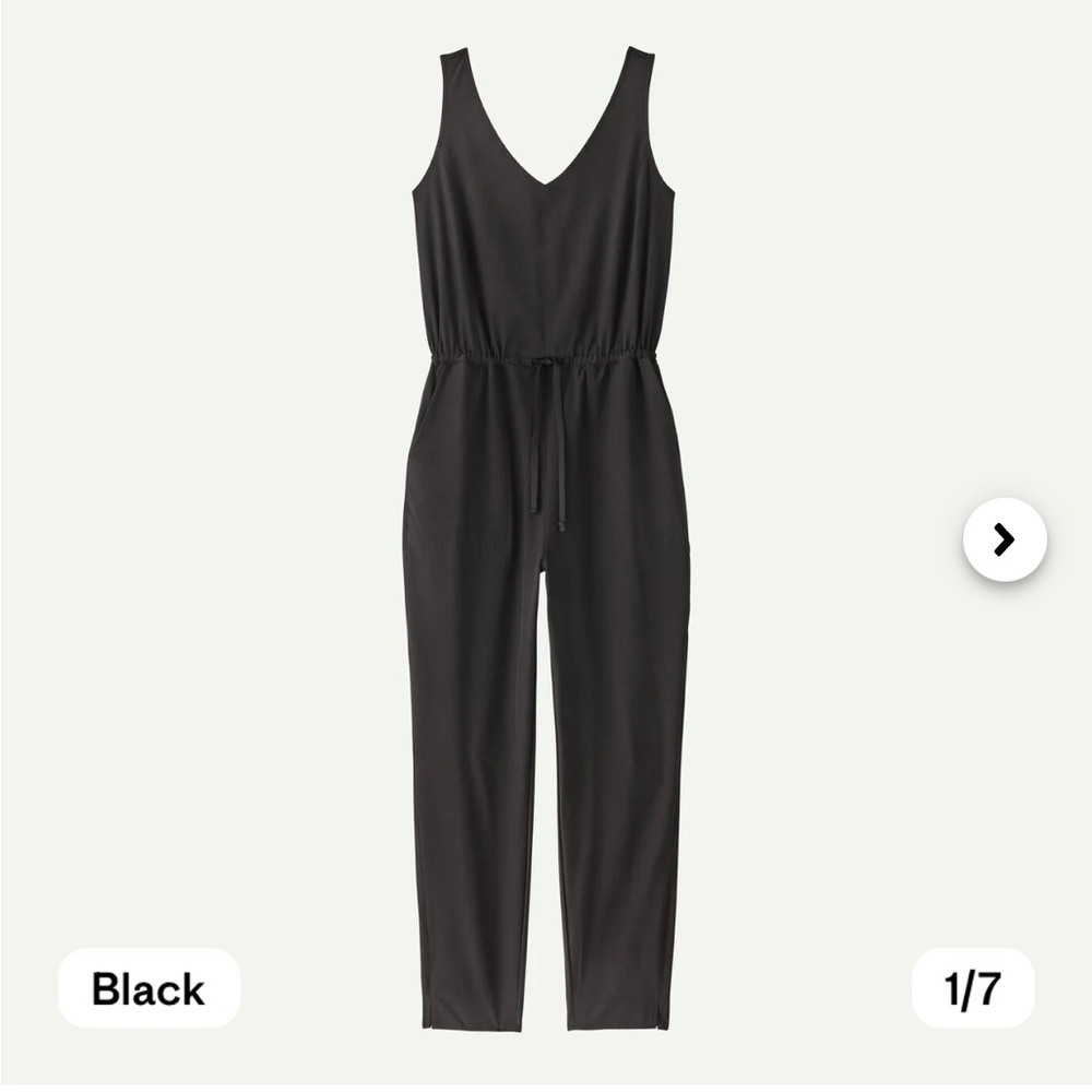 Patagonia Black Fleetwith Jumpsuit